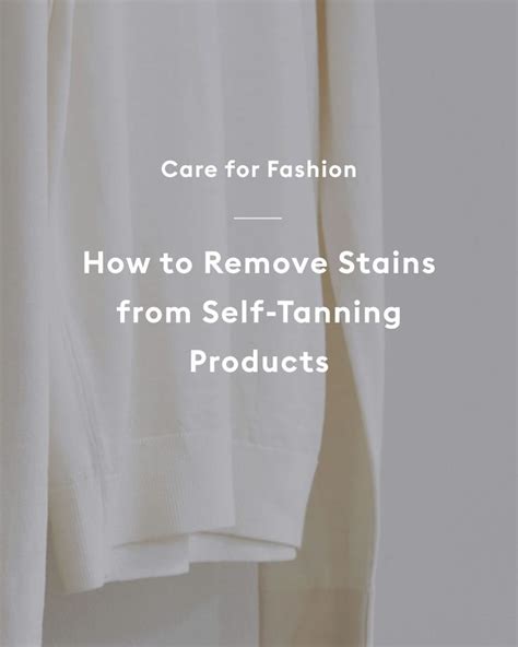 how to get fake tan stain out of clothes|self tanner stains on clothes.